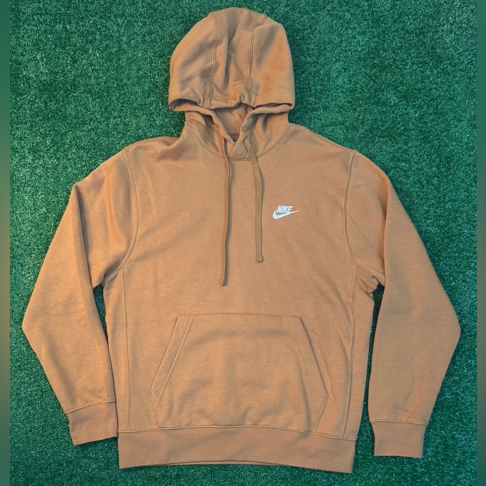Nike Tan Half-Zip Sweatshirt Hoodie